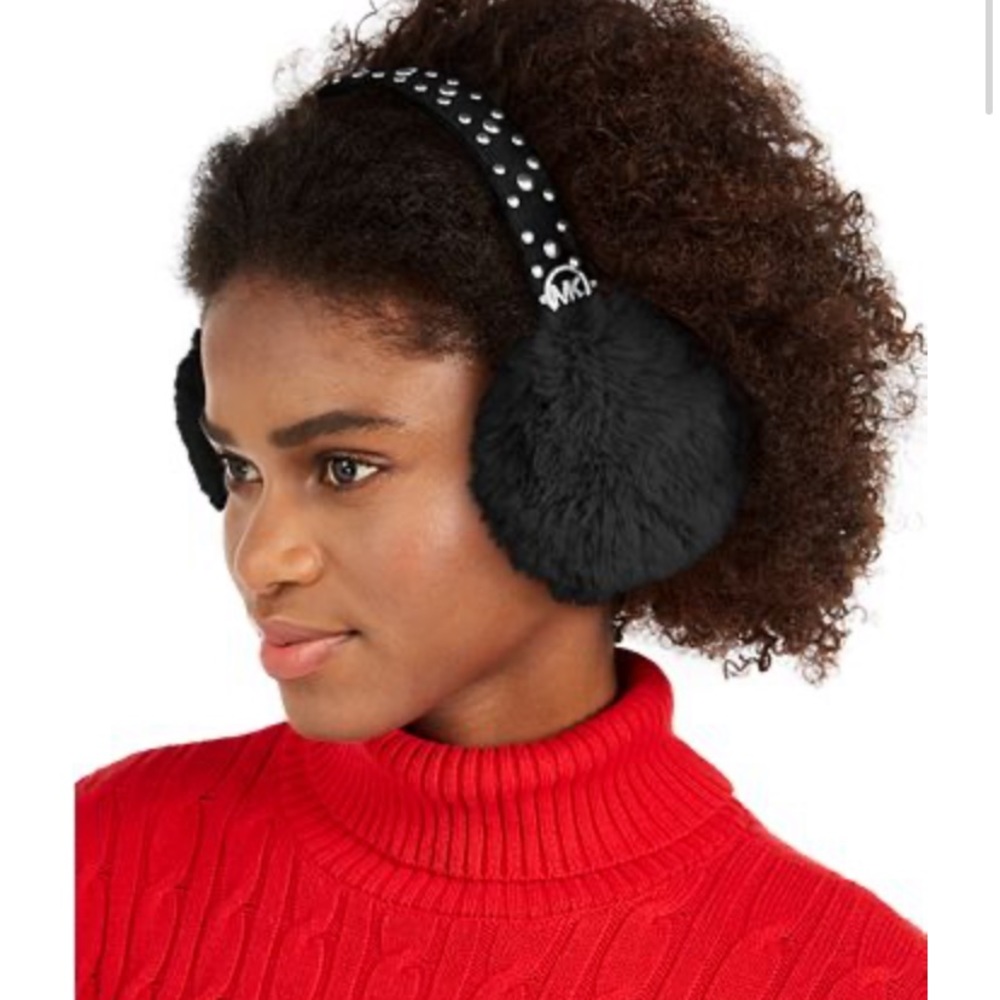 Michael Kors Faux Studded Earmuffs